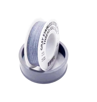 Лента 100% ленты 19mm Ptfe уплотнения потока тефлона PTFE серого цвета
