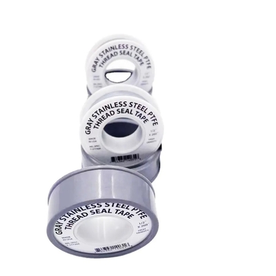 Лента 100% ленты 19mm Ptfe уплотнения потока тефлона PTFE серого цвета