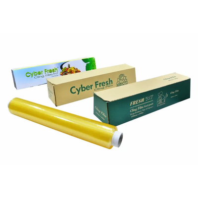 Противостатический ясный PVC качества еды пластикового обруча Compostable льнет обруч с резцом