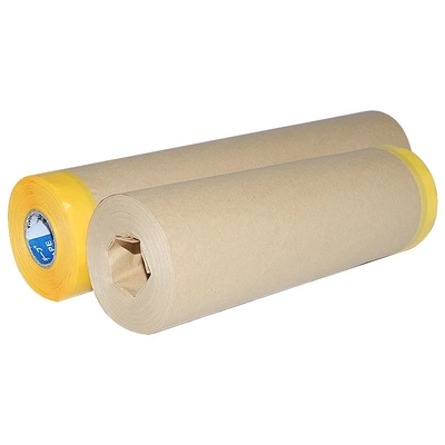 Biodegradable автоматическая крася бумага Kraft крышки Pre связала фильм тесьмой фильма маскируя бумажный для краски автомобиля
