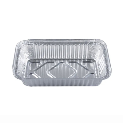коробка упаковки Takeout еды пищевых контейнеров алюминиевой фольги 550ml алюминиевая устранимая с крышкой