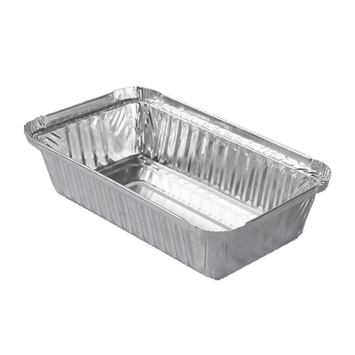 коробка упаковки Takeout еды пищевых контейнеров алюминиевой фольги 550ml алюминиевая устранимая с крышкой
